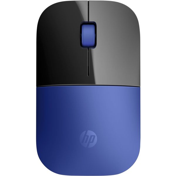 HP Z3700 Blue Wireless Mouse plavi bežični miš na bijeloj podlozi