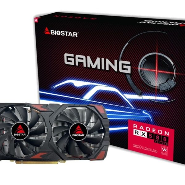 BIOSTAR RX 580 8GB GDDR5 grafička kartica sa tri DisplayPort i HDMI priključka