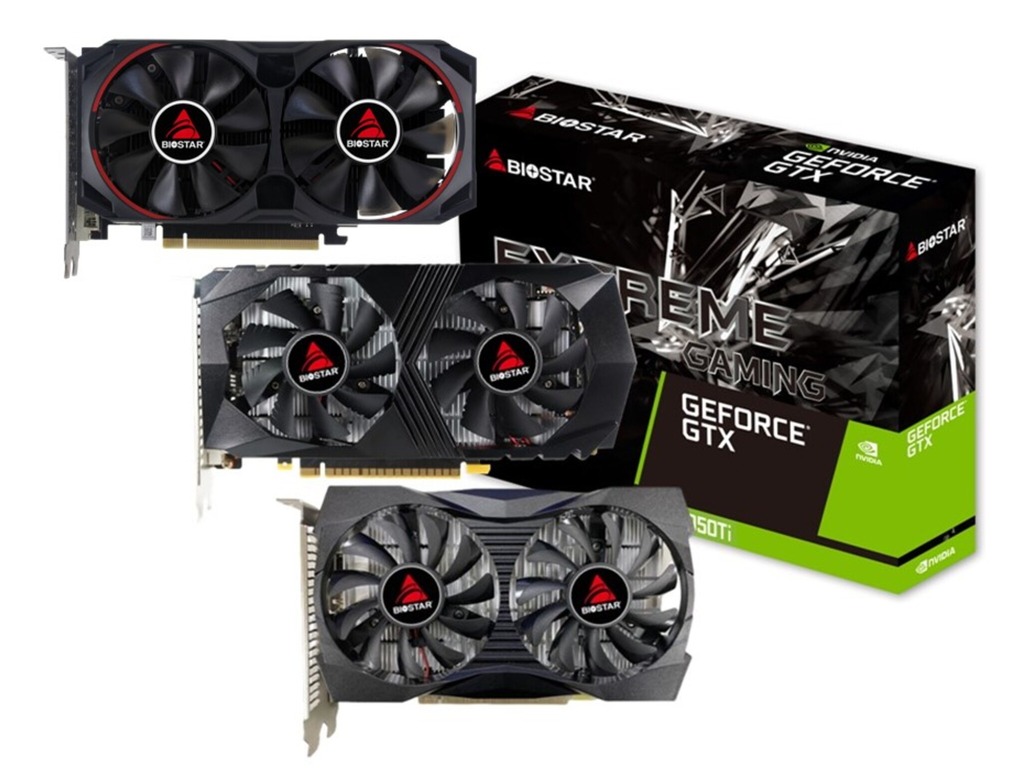 Biostar VGA 1050 Ti 4GB GDDR5 grafička kartica sa DVI, DP i HDMI priključcima