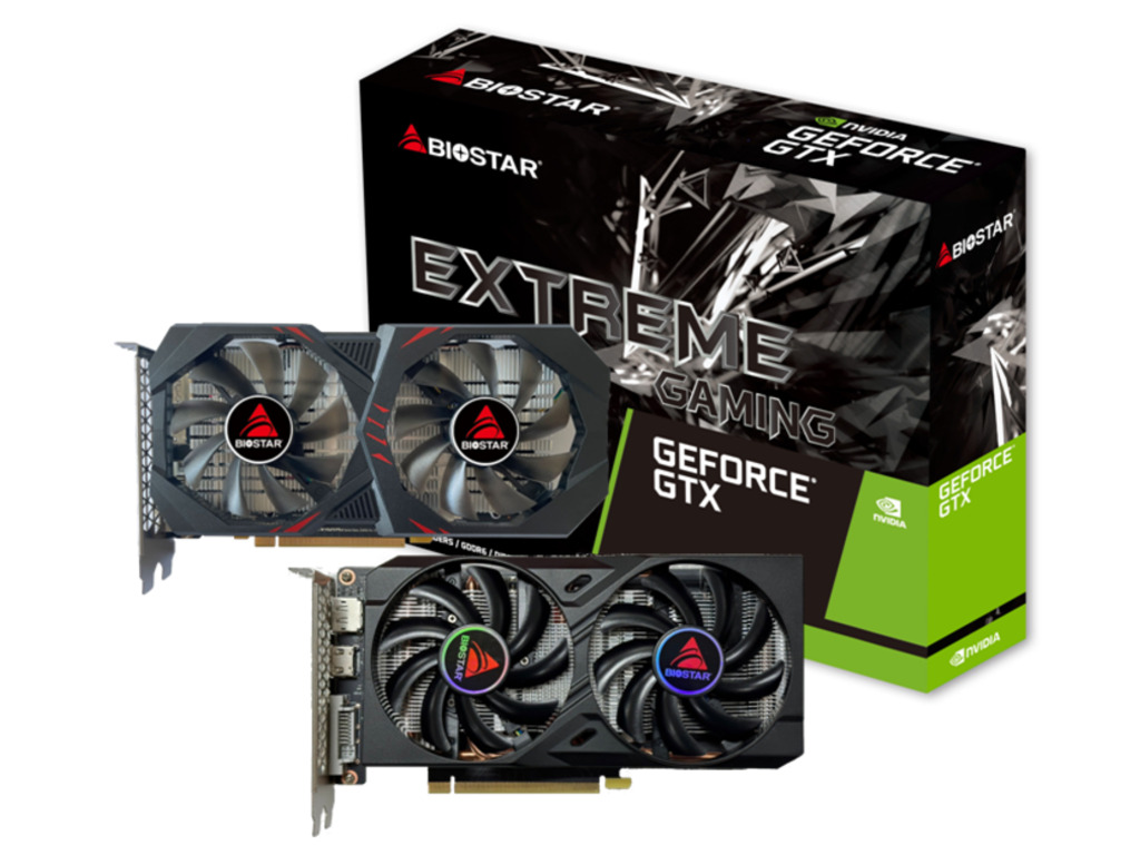 BIOSTAR VGA 1660 Ti 6GB GDDR6 grafička kartica s DVI, DP i HDMI priključcima