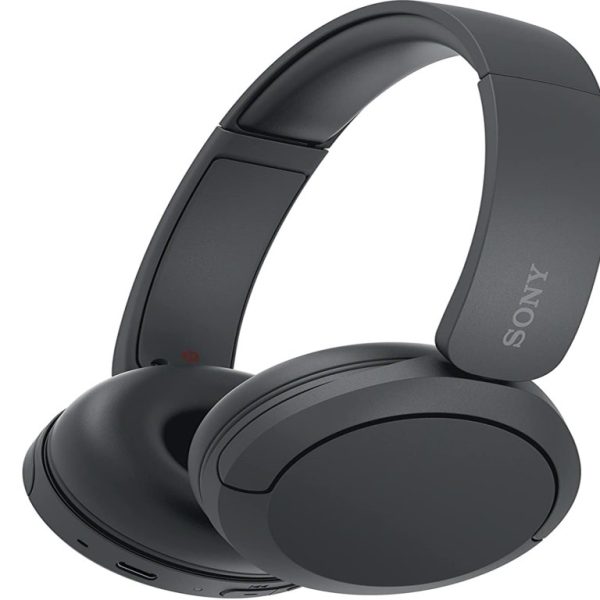 Sony bežične slušalice CH520 crne boje sa mikrofonom i dugim trajanjem baterije
