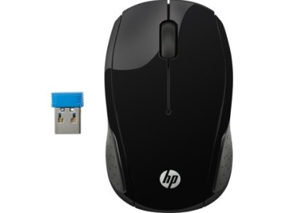 HP 200 Black Wireless Mouse bežični miš crne boje