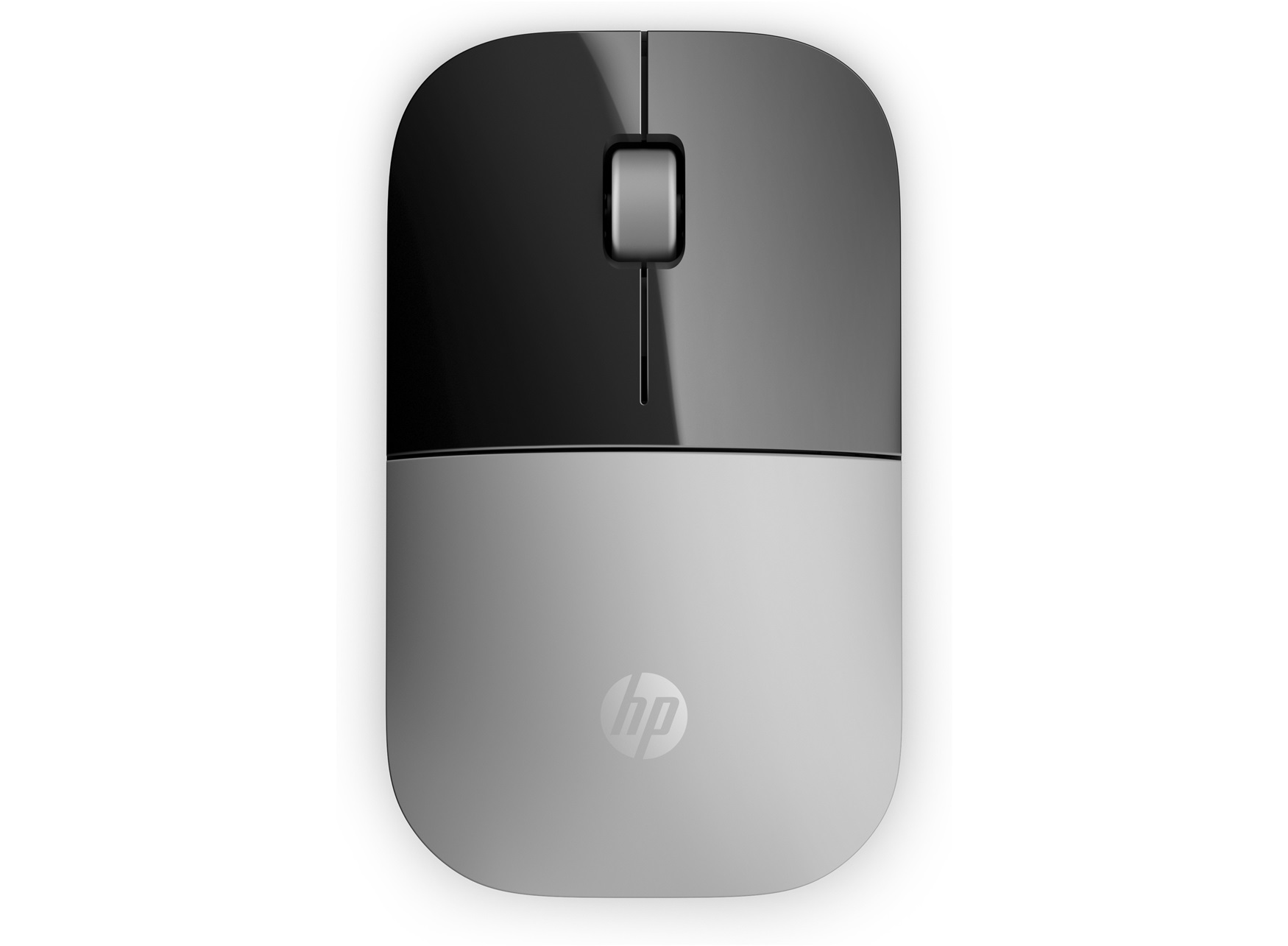 HP Z3700 Silver Wireless Mouse bežični miš na bijeloj podlozi