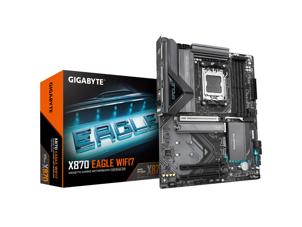 Gigabyte X870 Eagle WIFI7 AM5 matična ploča s podrškom za DDR5 i M.2 slotove