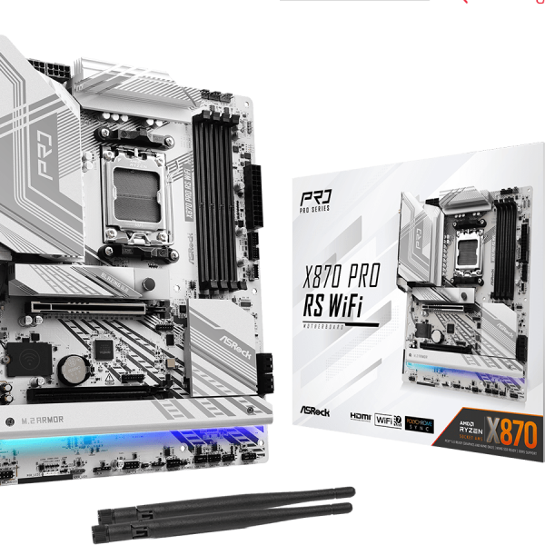 ASRock X870 PRO RS WiFi AMD X870 ATX matična ploča s DDR5, M.2 i WiFi7 podrškom