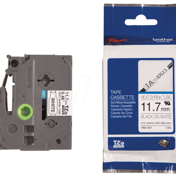 POT PAP BRO TRAKA HSE231 11.7 mm crno na bjelo Tube