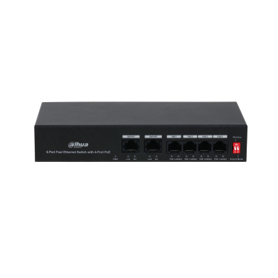 Dahua 6-Port Switch with PoE 4-Port PoE PFS3006-4ET-36