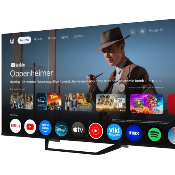 TESLA TV 55E655BUS UHD Google   Powered by Google   Google Assistant