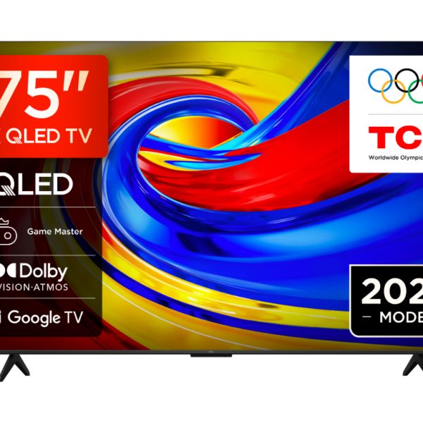 TCL 75"P7L 4K QLED Google TV60Hz, VRR, Dolby Armos;Dolby Vision, 400 nits