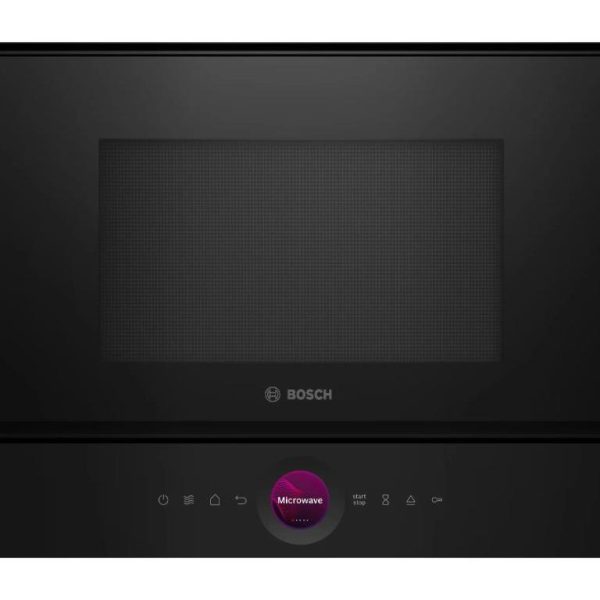 BOSCH mikrovalna Serie 8| CRNA,900W,AutoPilot 10, 21l,Roštilj, 90,180,360,600, Boots W