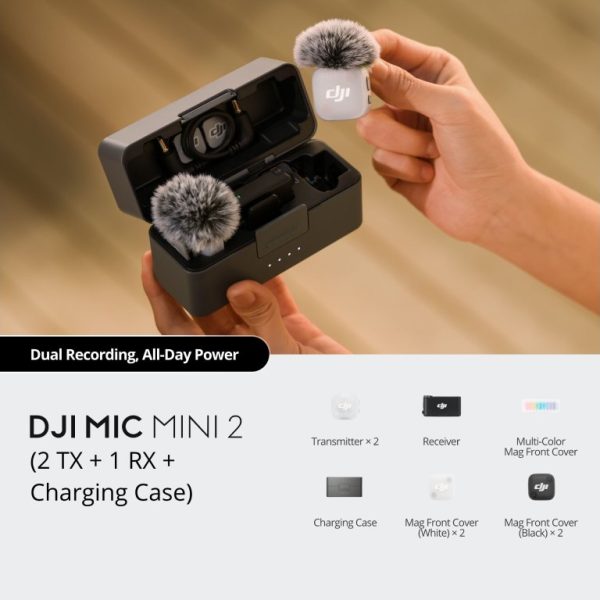 DJI Mic Mini 2 (2 TX+1 RX+ Charging Case)