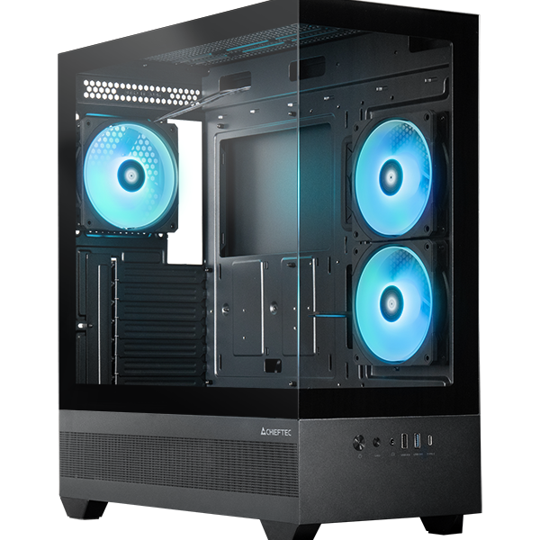 Chieftec Vista Case3x120mm A-RGB fanstempered glass, 400mm GPU