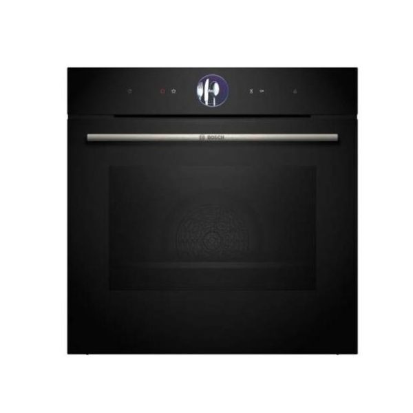 BOSCH pećnica  Serie 8|CRNA, Dodavanje PARE, AirFryer, A+, AutoOFF, Glasnovne naredbe, HomeConnect