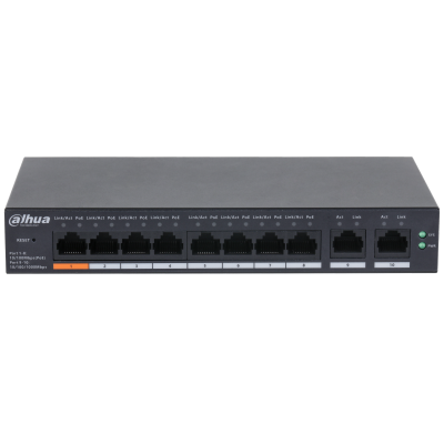Dahua switch 10-port PoE 8-port Colud Managed CS4010-8ET2GT-60