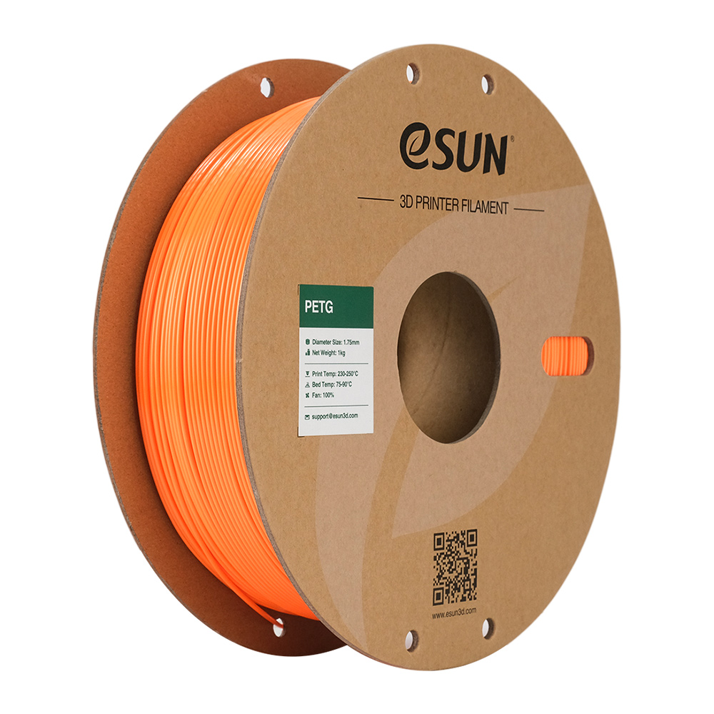 eSUN PETG NARANDŽASTA (Solid Orange) 1kg 1.75mm PaperRoll (PETG-P175SO1)