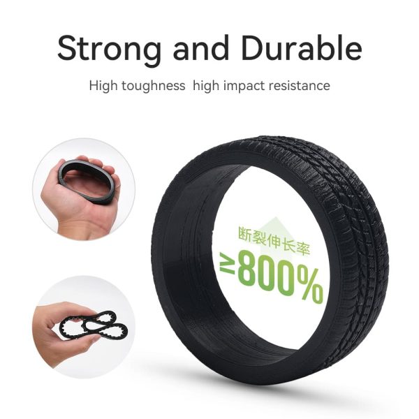 eSUN TPU 95A BIJELA (White) 1kg 1.75mm PaperRoll (TPU-95A175W1P1)