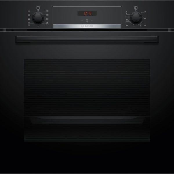 BOSCH pećnica  Serie 4| CRNA, A+, 3D, 71L,7 programa, Old Model HBA513BB1