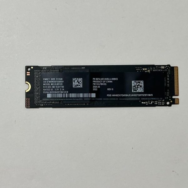 Samsung SSD PM9C1 512GB PullBulk NVme M.2,PCIe Gen 4.0 x4,5000/4300MB/s,Garancija 12 mjeseci