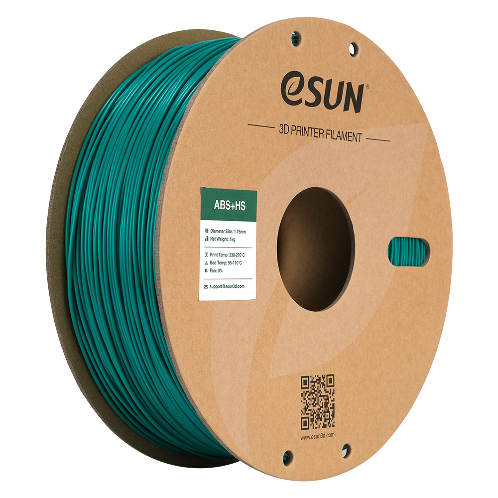 eSUN eABS+HS ZELENA (Green) 1kg 1.75mm PaperRoll (EABS+HS-P175G1)