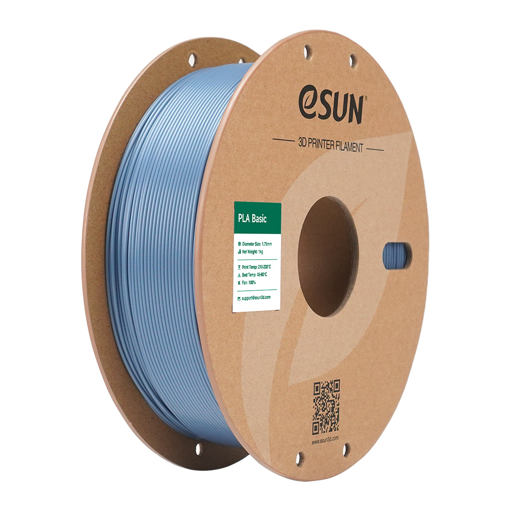 eSUN PLA Basic SVIJETLO SIVA (Light Grey) 1kg 1.75mm PaperRoll (PLA-BASIC175Q-H1