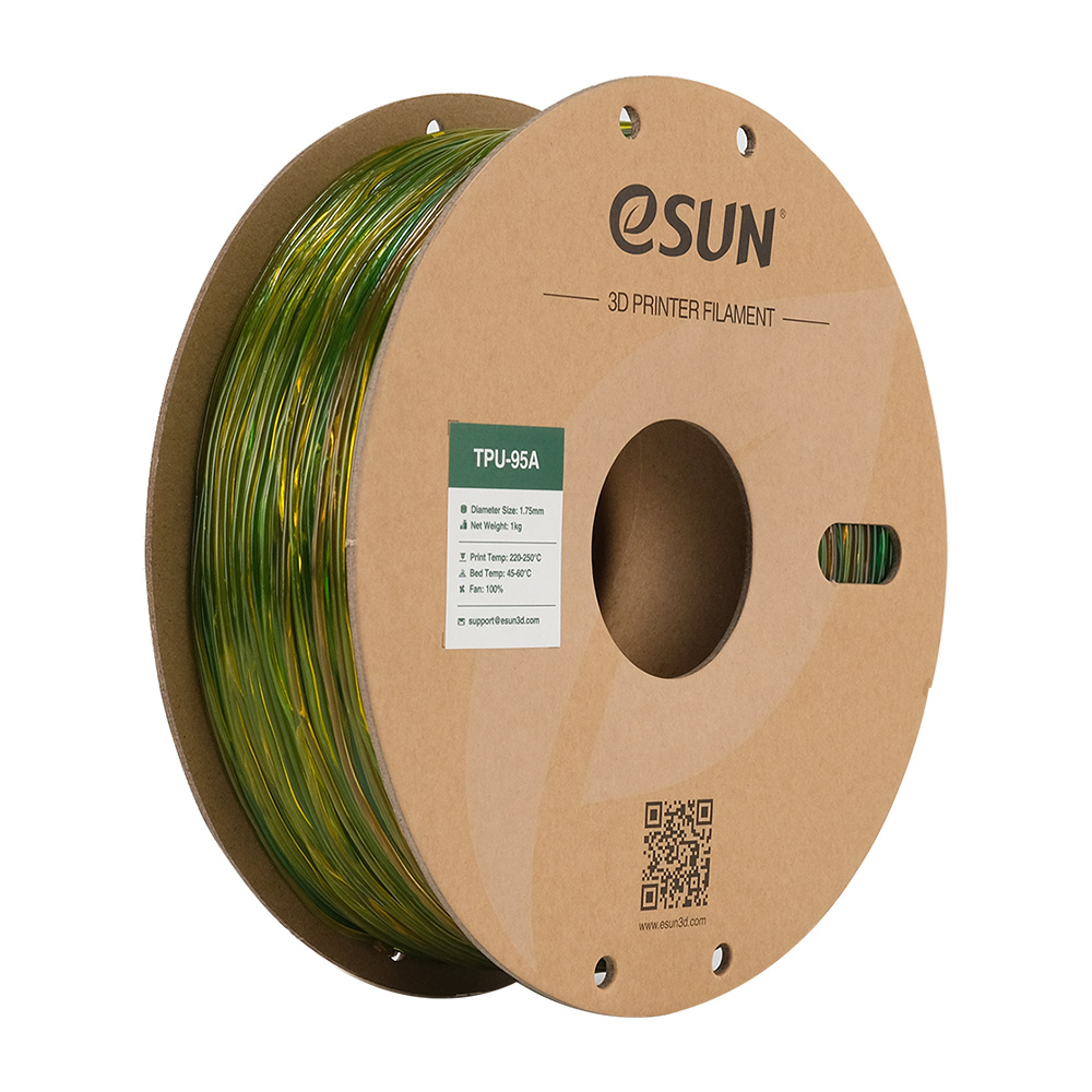 eSUN eTPU 95A RAINBOW (Rainbow B) 1kg 1.75mm PaperRoll (eTPU-95A-P175RBB1)