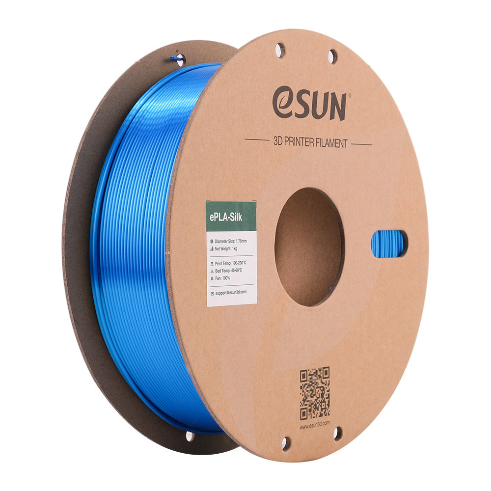 eSUN ePLA Silk CIJAN (Cyan) 1kg 1.75mm PaperRoll (EPLA-SILK-P175CY1)