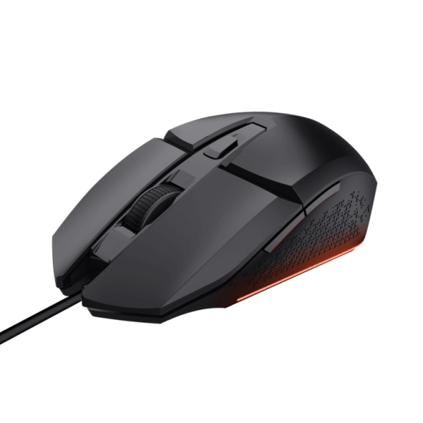 Trust GXT 109 Felox miš žičani miš, 6400 dpi, 60 ips, 6 tipki, 150 cm, gaming, crni
