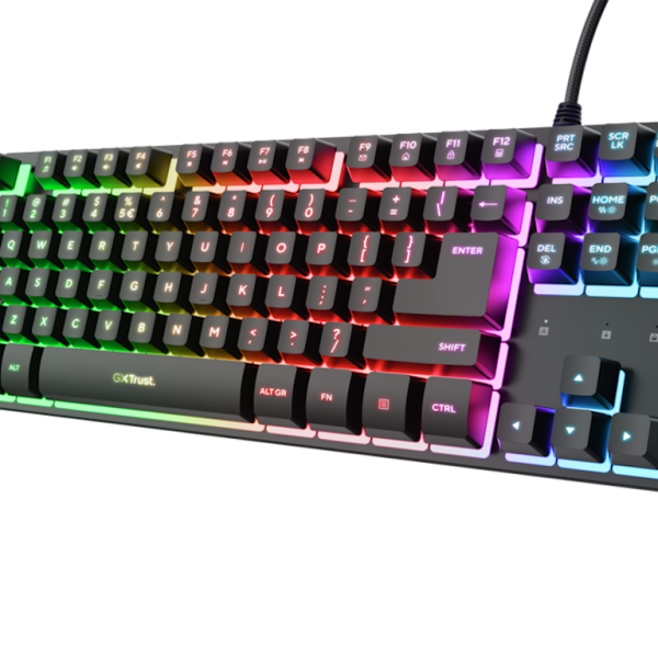 Trust GXT833 THADO TKL Illuminated Keyboard, Black