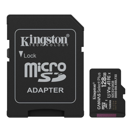 Kingston MicroSD Canvas Select Plus Memory Card 128GB A1 Class10