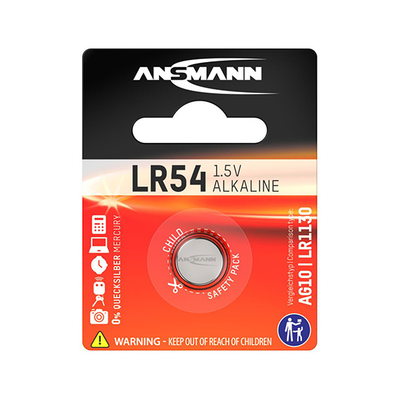 AN Bat LR54 1.5V 1/1 Alkalna
