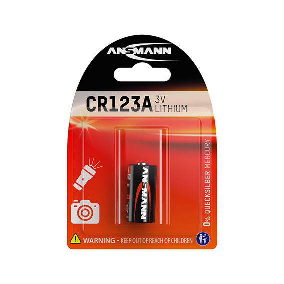 AN Bat CR123A 3V 1/1 Lithium