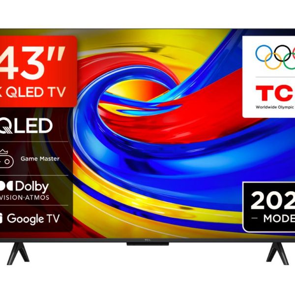 TCL 43"P7L 4K QLED Google TV60Hz, VRR, Dolby Armos;Dolby Vision, 400 nits