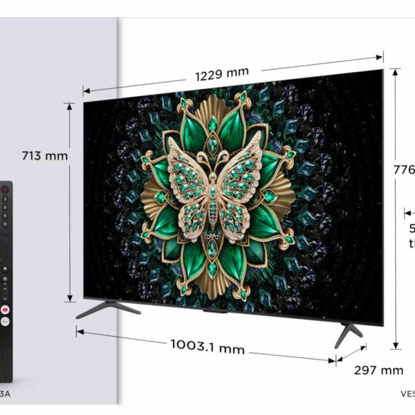 TCL 55"C6K 4K QD-Mini LED TV144Hz Google TV; Game Master;Dolby Atmos; Onkyo 2.1; HDR Premium;