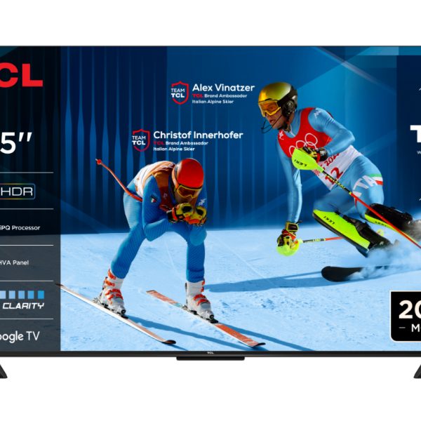 TCL 65"P61K 4K TV (65V6C)Google OS; HDR10 HVA PanelMotion Clarity; Dolby Audio;