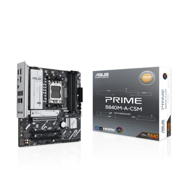 ASUS MB PRIME B840M-A-CSMAM5, 4x DDR5, 3x M.2, 7x USB2x DP, 1x HDMI, mATX