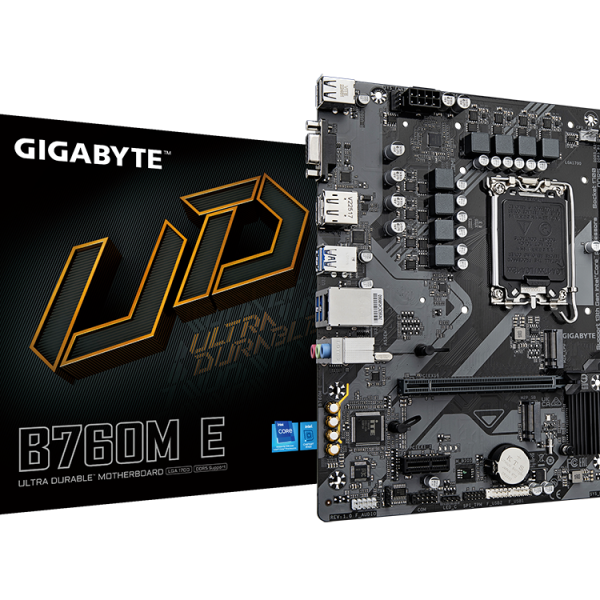 Gigabyte MB B760M ELGA1700; 2xDDR5; 2xM.2, 4xSATA 6xUSB; VGA, HDMI, DP; mATX
