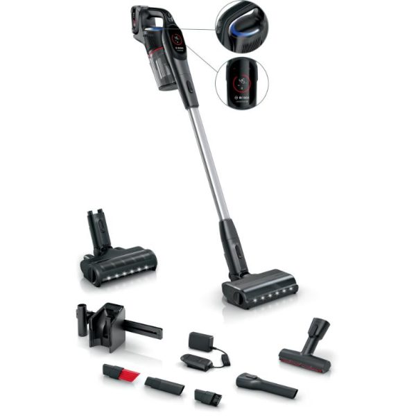 BOSCH Akumulatorski usisavačSerie 9 | UNLIMITED, CRNA1 Baterija, 60 minuta ECO  rada