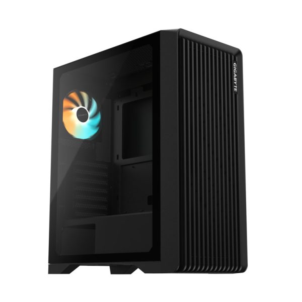 Gigabyte C103Glass Global Case Mid-tower, ATX, Black 1x ARGB fan