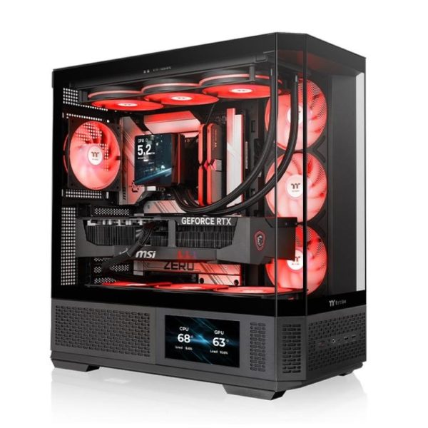 Thermaltake View 370 TG ARGBMid Tower, tempered glass4xARGB fans, VGA: 420mm
