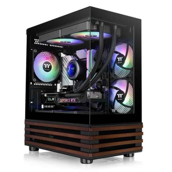 Thermaltake View170 ARGB Microtempered glass, wood, 3xARGBVGA: 340mm, CPU Cooler: 160mm
