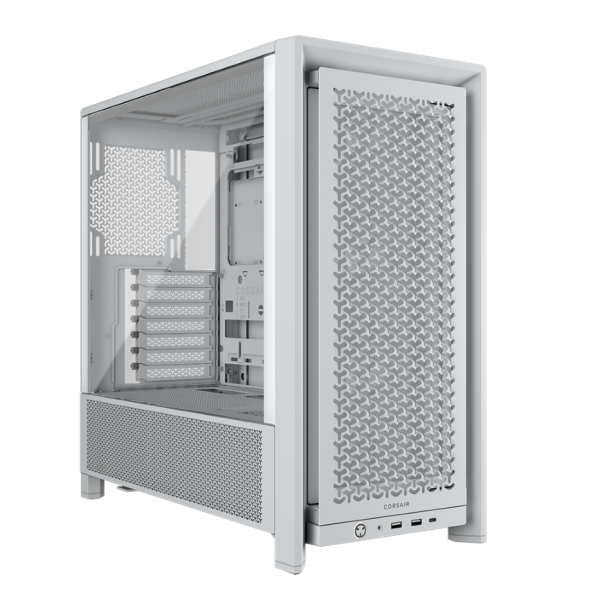 CORSAIR FRAME 4000D RS Case3xRS120 fans, 360mm radiator170mm cooler, 430mm GPU, ATX, White