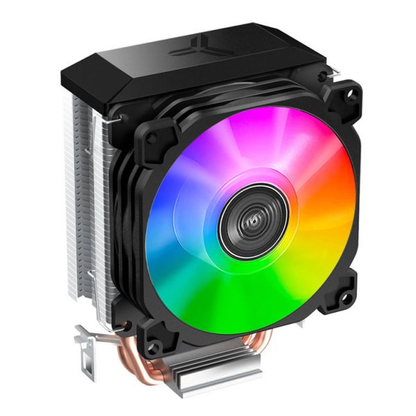 Jonsbo CR-1200E CPU cooler RGB 92mm fan argb LEDs, black-silver