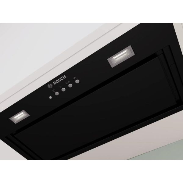 BOSCH Potpuno ugradbena napa, Serie 6|, CRNA,645 m3/h, 60 cm,66dB,Led rasvjeta