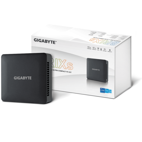 Gigabyte Brix GB-BRI5H-1335i5-1335U, 4x 4k module2.5G LAN + Wi-Fi 6 module