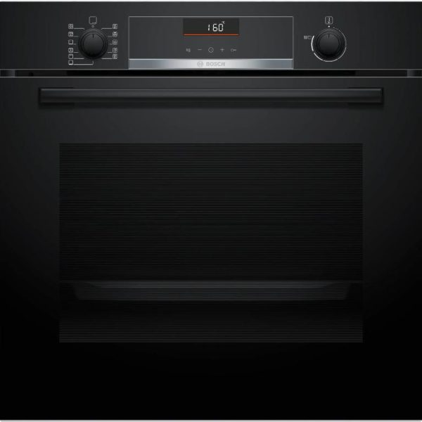 BOSCH pećnica  Serie 6| CRNA, A+, EcoClean, AIR FRY Funk,AutoPilot 10, VODILICA, 71L, 8 Programa,