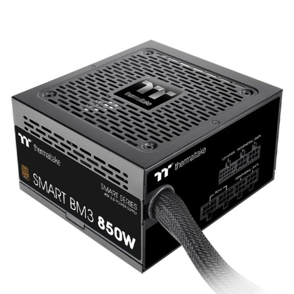 Thermaltake Smart BM3 850W PSU ATX 3.0, PCIe 5.0, 80+ bronze Semi modular,