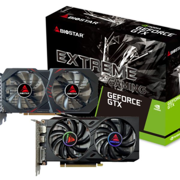BIOSTAR VGA 1660 Ti 6GB 6GB GDDR6, 192-bit, 1x DVI, 1x DP, 1x HDMI