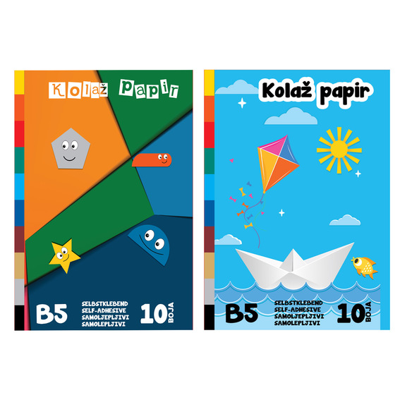 TTS Kolaž papir B5 samoljepivi