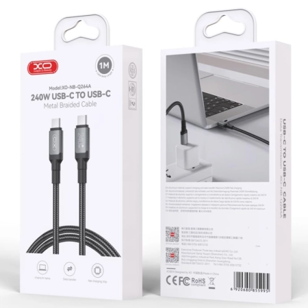 XO High Power Type-C Cable 1m NB-Q264A 240W