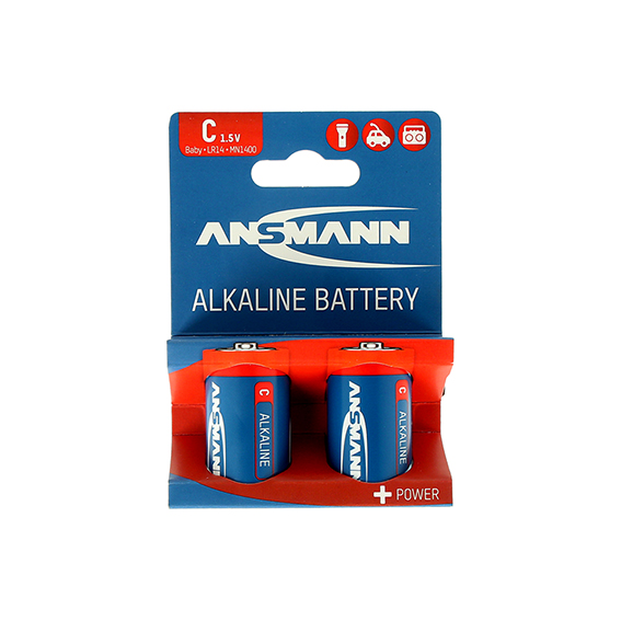 AN Bat LR14 BabyC 1.5V 2/1 RED